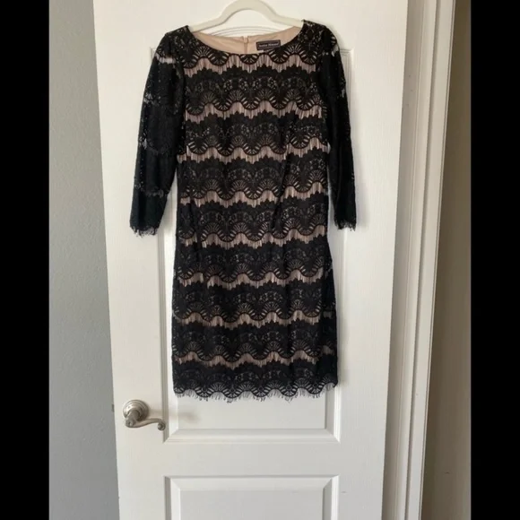 Jessica Howard | Dresses | Black Lace Dress Size 6 By Jessica Howard |  Poshmark